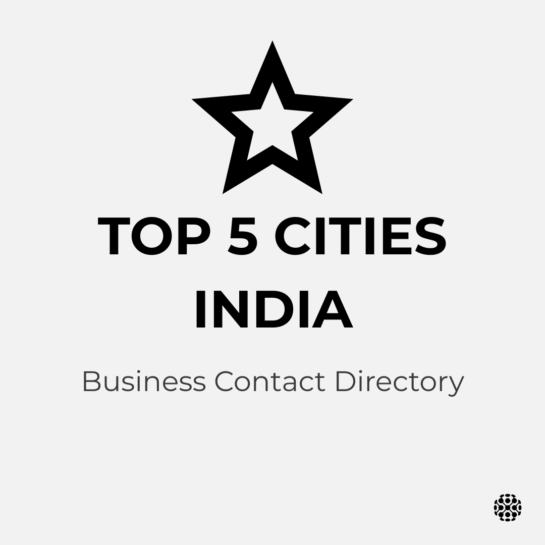 India Top 5 Cities – Business Directory Pack (Bundle)